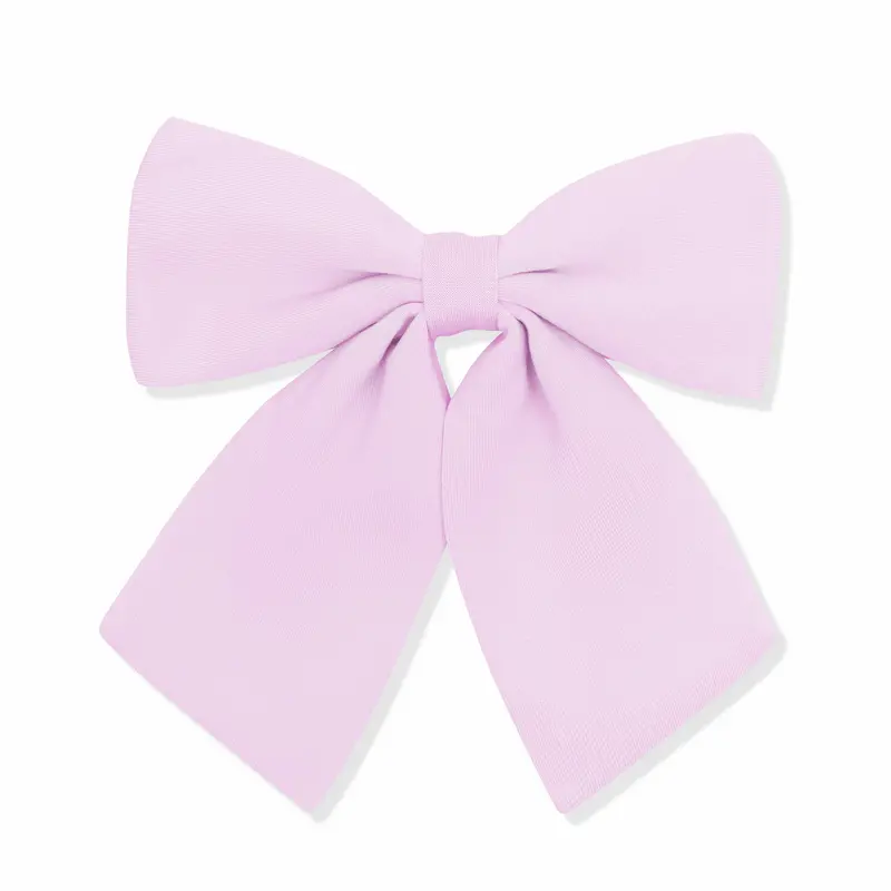 Large Alligator Clip Bow In Thistle 2