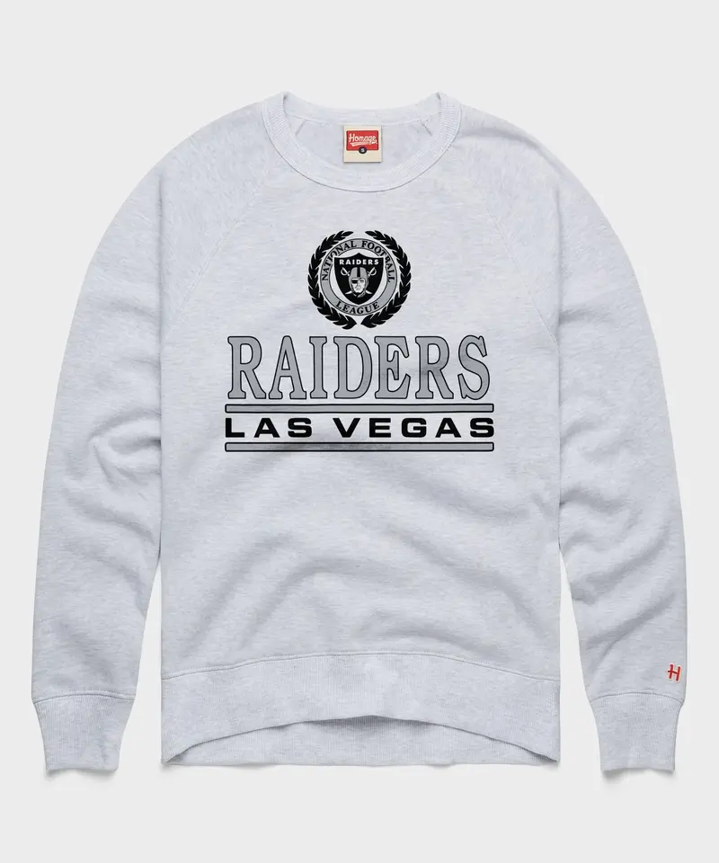 Las Vegas Raiders Crest Crewneck 1