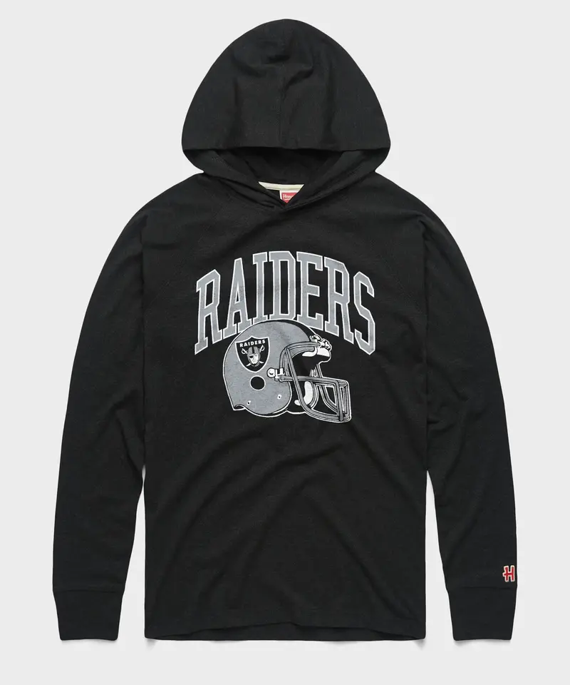 Las Vegas Raiders Helmet Lightweight Hoodie 1