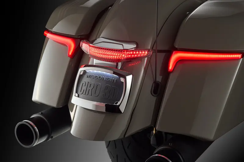 Latitude Tail Light & Plate Mount + Lightstrike® For Indian - Coming Soon 1