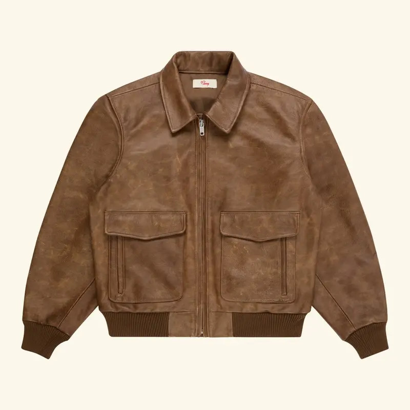 Leather Flight Jacket 1