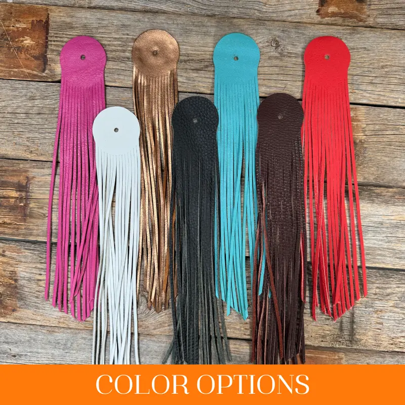 Leather Fringe - Assorted Colors 1