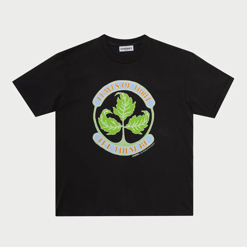 Leaves Of Three Tee (Faded Black) 1