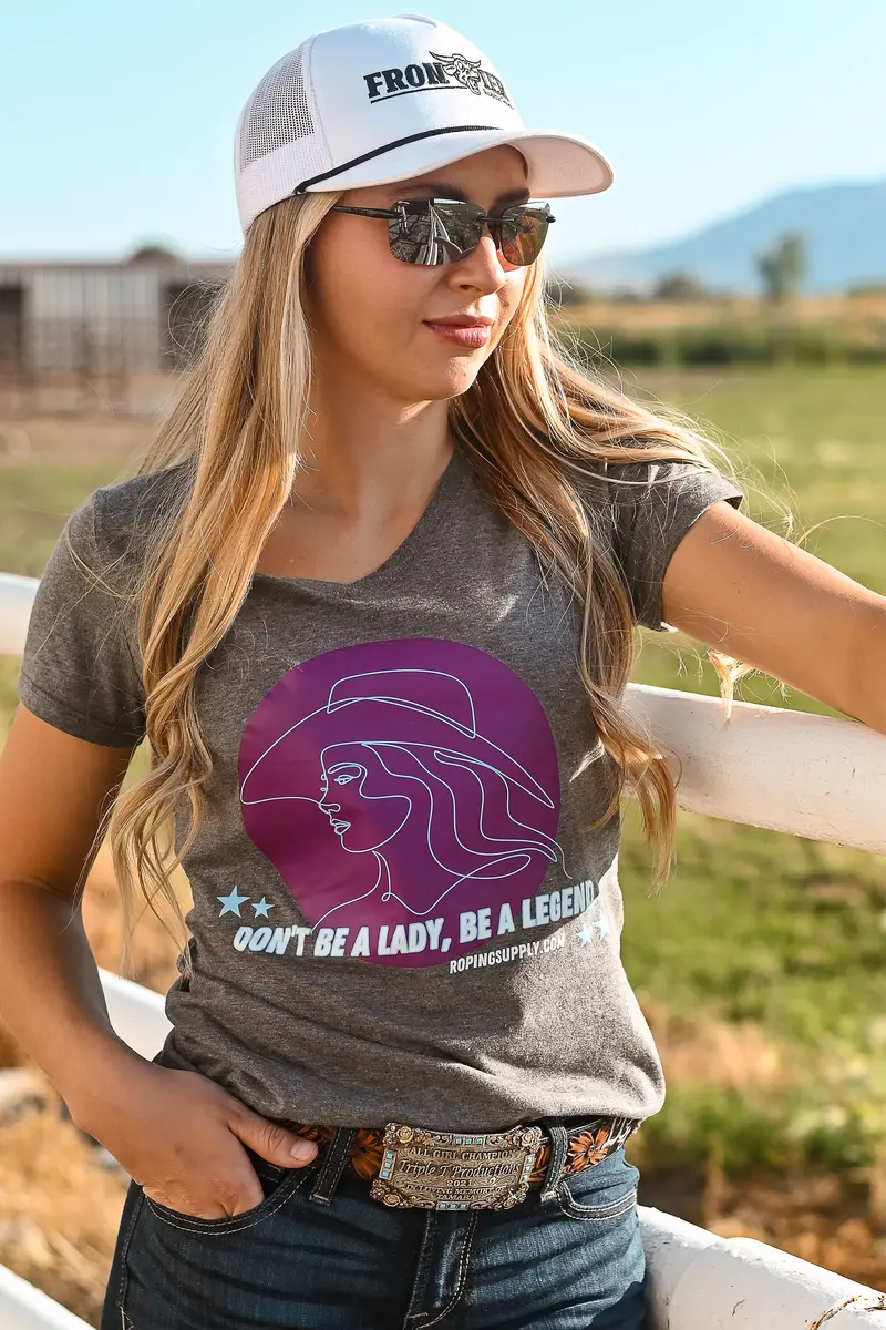 Legend Tee In Gray 1