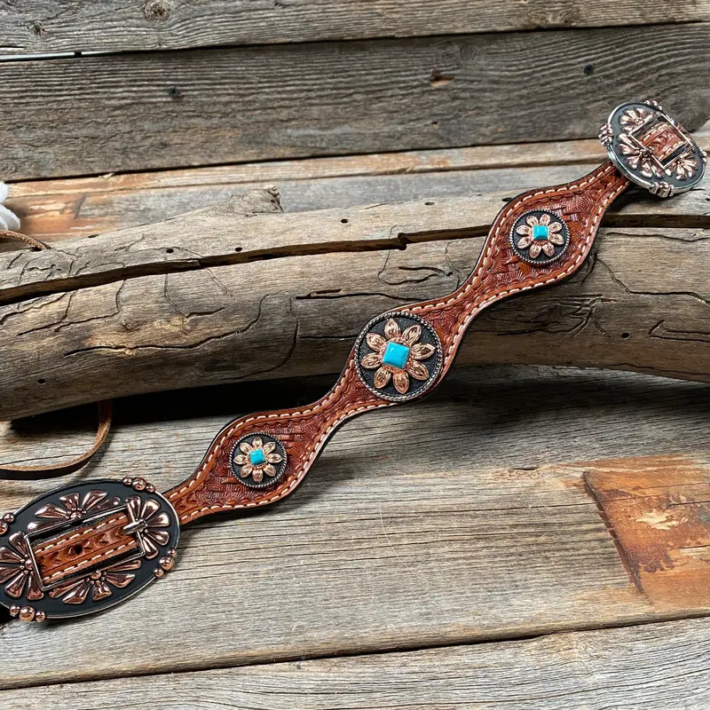 Light Oil Basketweave Wither Strap #Ws1007 1