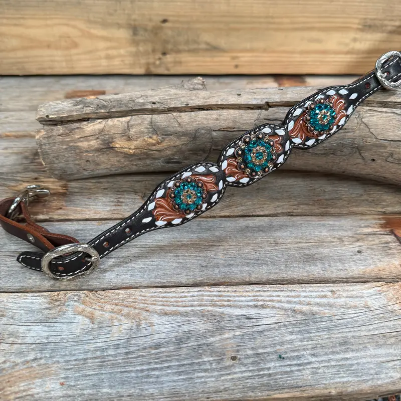 Light Oil Buckstitch Wither Strap #Ws114 1
