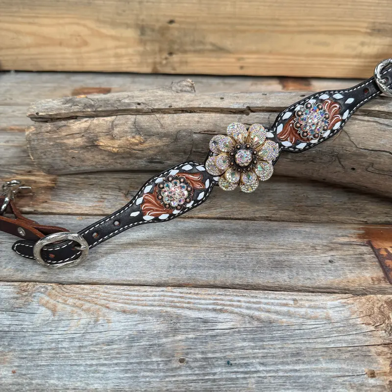 Light Oil Buckstitch Wither Strap #Ws116 1