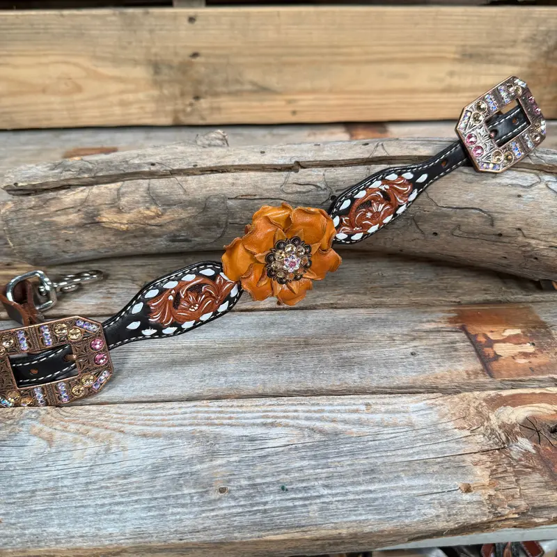 Light Oil Buckstitch Wither Strap #Ws117 1