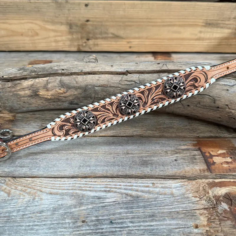 Light Oil Whipstitch Wither Strap #Ws118 1