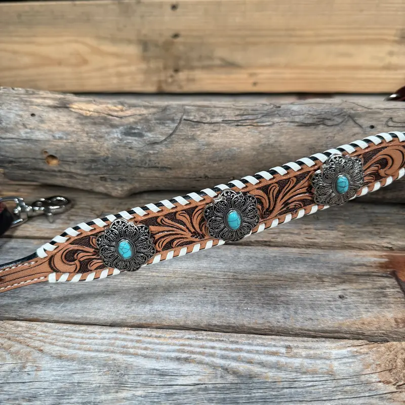 Light Oil Whipstitch Wither Strap #Ws119 1