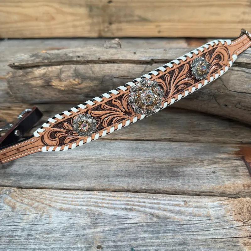 Light Oil Whipstitch Wither Strap #Ws123 1