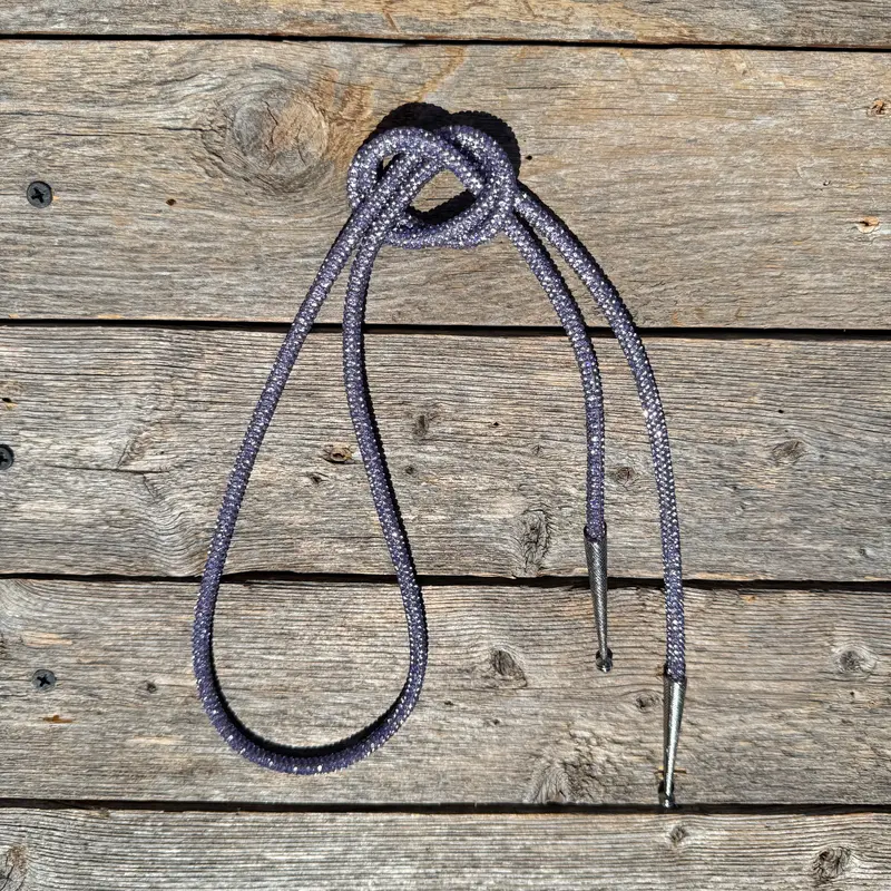 Lilac Rhinestone Western Bolo Tie #Bt107 1