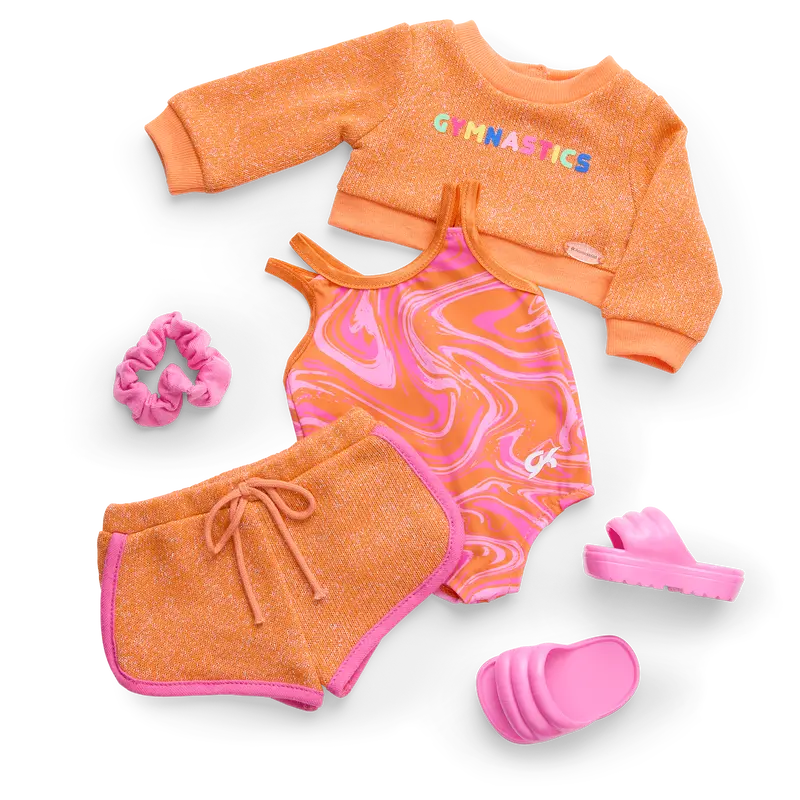 Lila's™ Gymnastics Practice Outfit For 18-Inch Dolls (Girl Of The Year™ 2024) 1