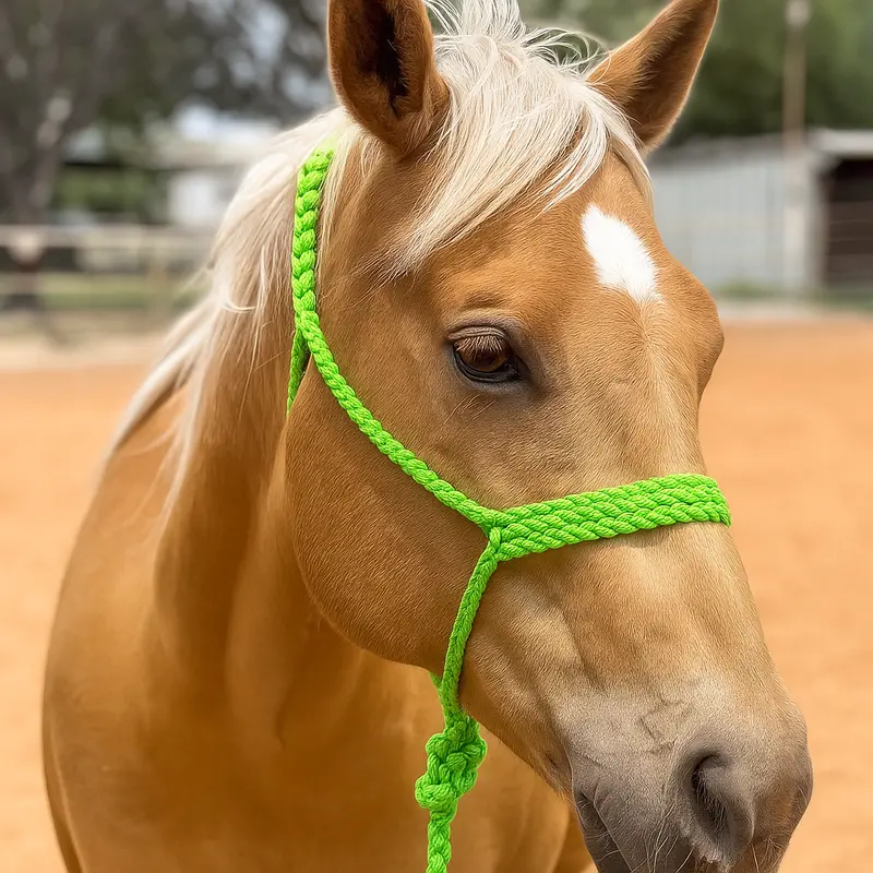 Lime Mule Tape Halter 1