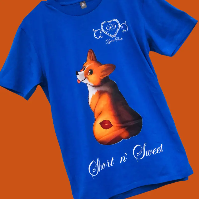 Limited Edition Short N' Sweet Corgi Human Tee 1