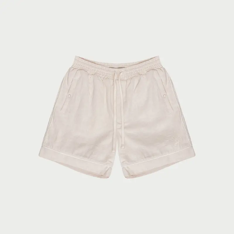 Linen Athletic Short (Camel) 1