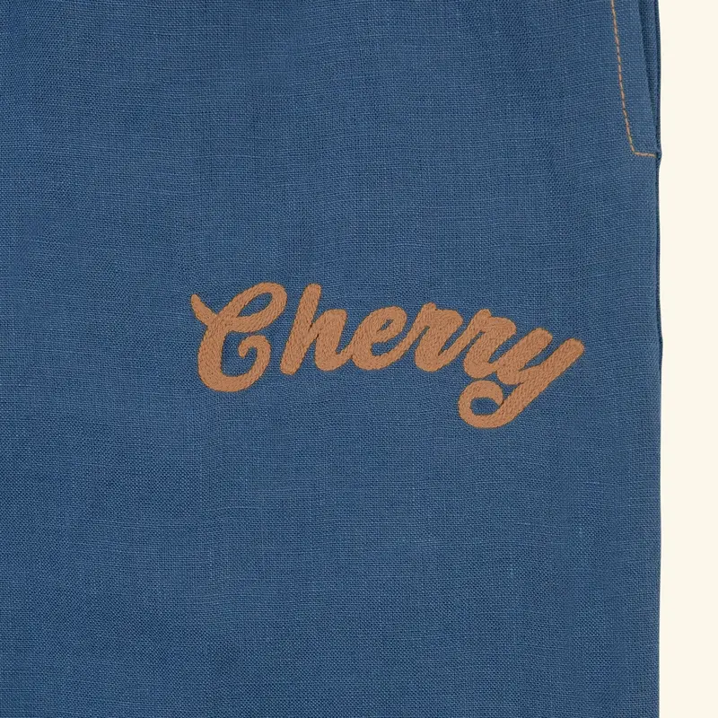 Linen Beach Pant (Faded Blue) 2