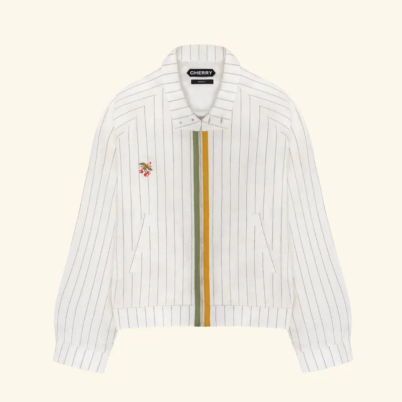 Linen Racing Jacket (Natural) 1