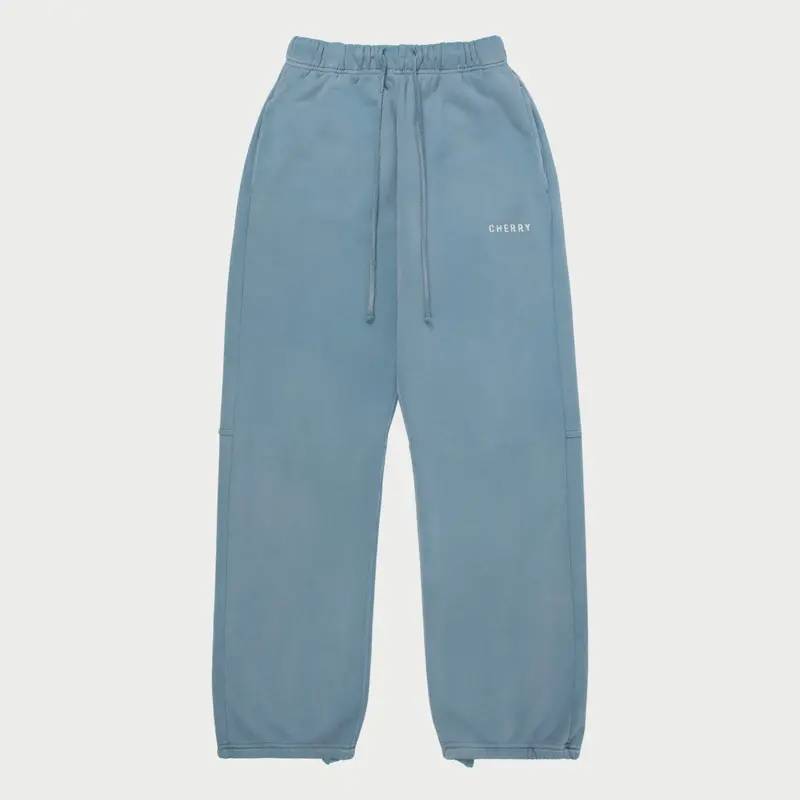 Logo Parachute Sweatpants (Pacific Blue) 1