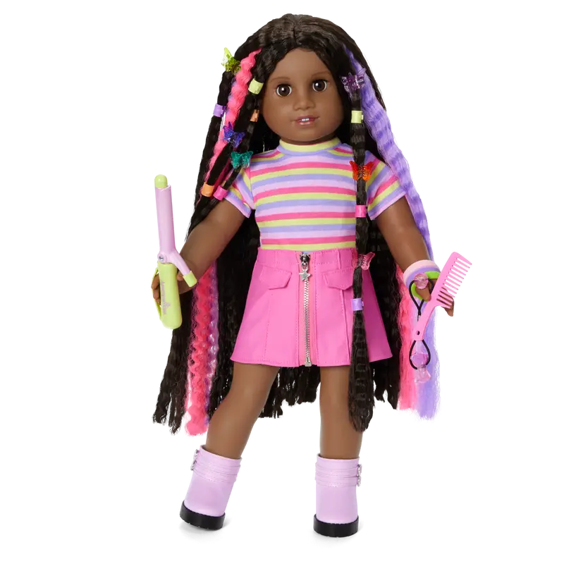 Long Hair Looks™ By Truly Me™ 18-Inch Doll #135 & Hair Accessories 2