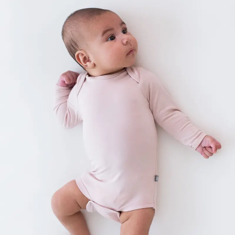 Long Sleeve Bodysuit In Blush 1