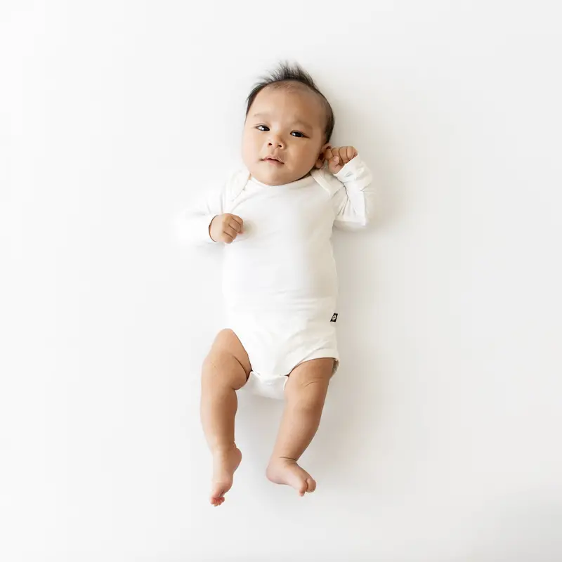 Long Sleeve Bodysuit In Cloud 1