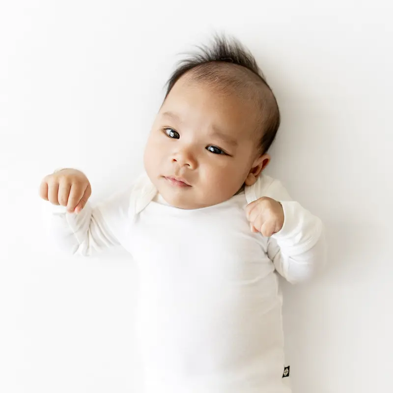 Long Sleeve Bodysuit In Cloud 3
