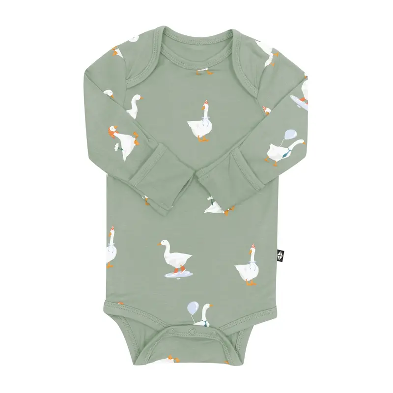 Long Sleeve Bodysuit In Silly Goose 5