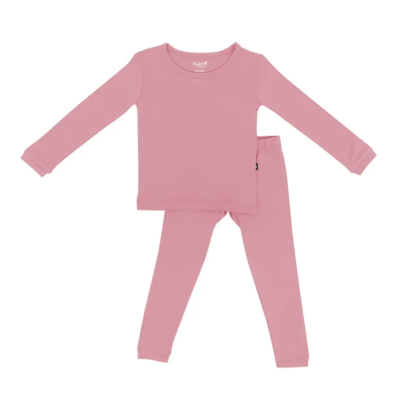 Long Sleeve Pajamas In Apple Blossom 2