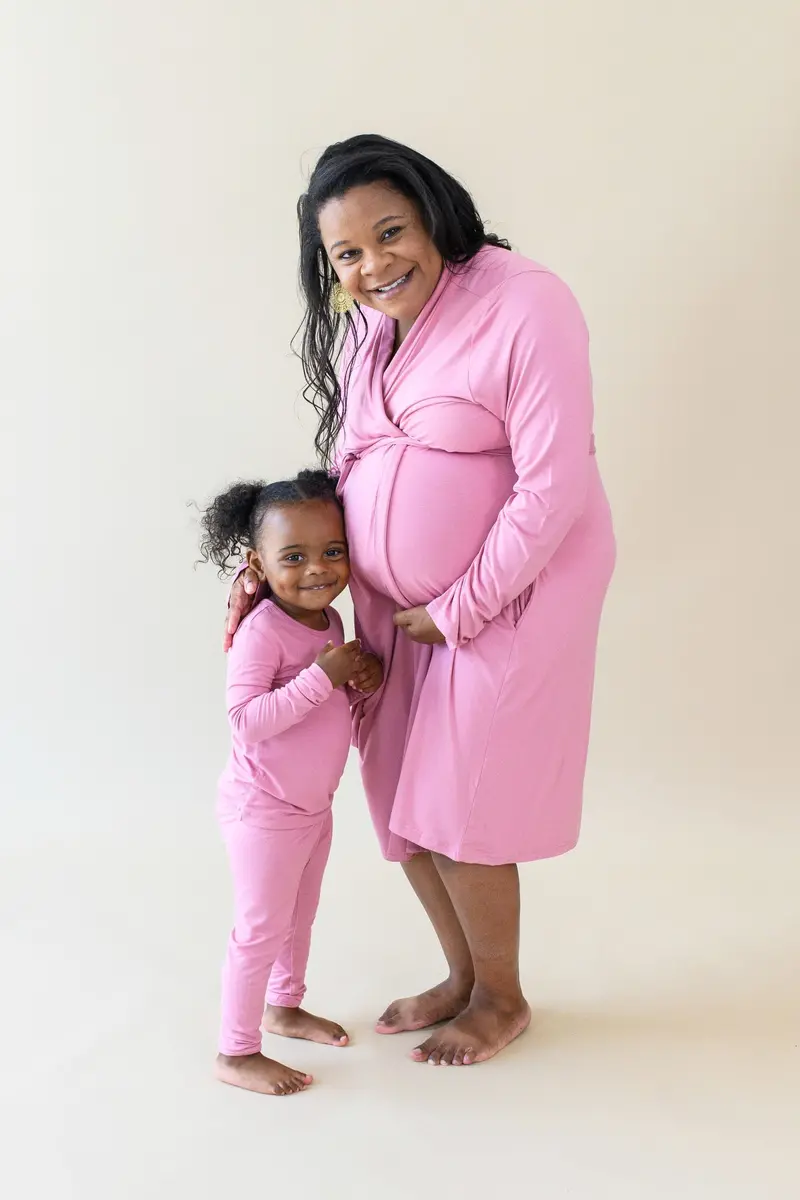 Long Sleeve Pajamas In Apple Blossom 4