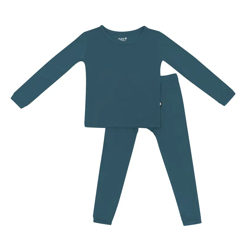 Long Sleeve Pajamas In Atlantic 2
