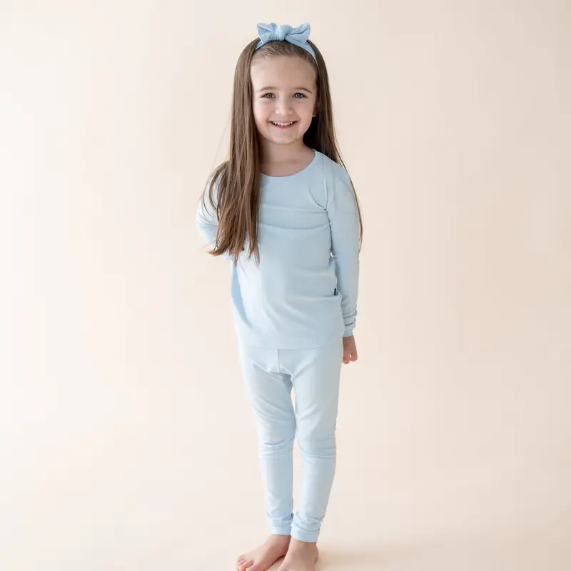 Long Sleeve Pajamas In Breeze 1