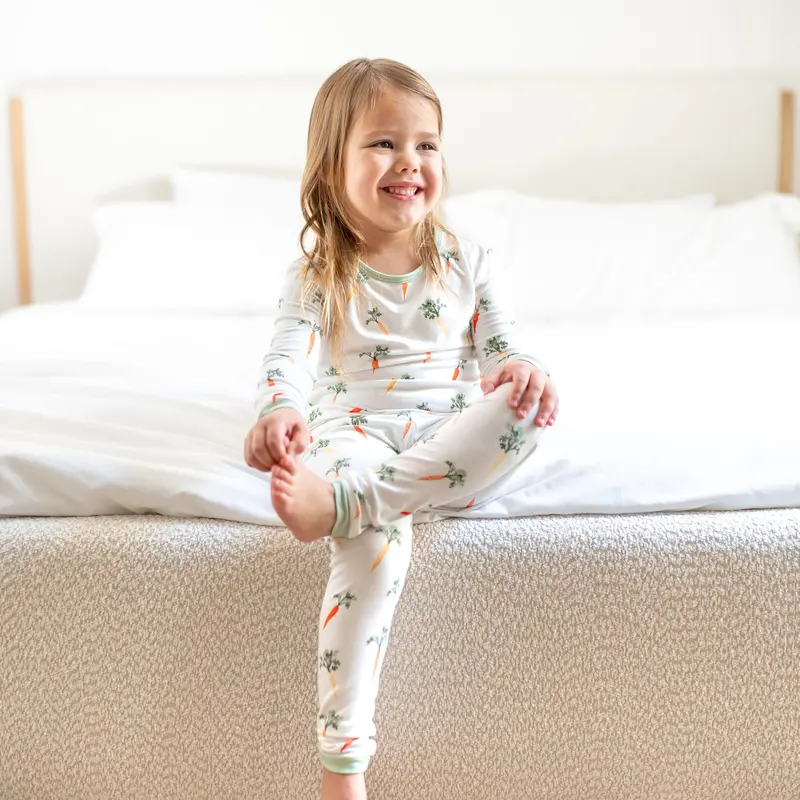 Long Sleeve Pajamas In Carrot 1