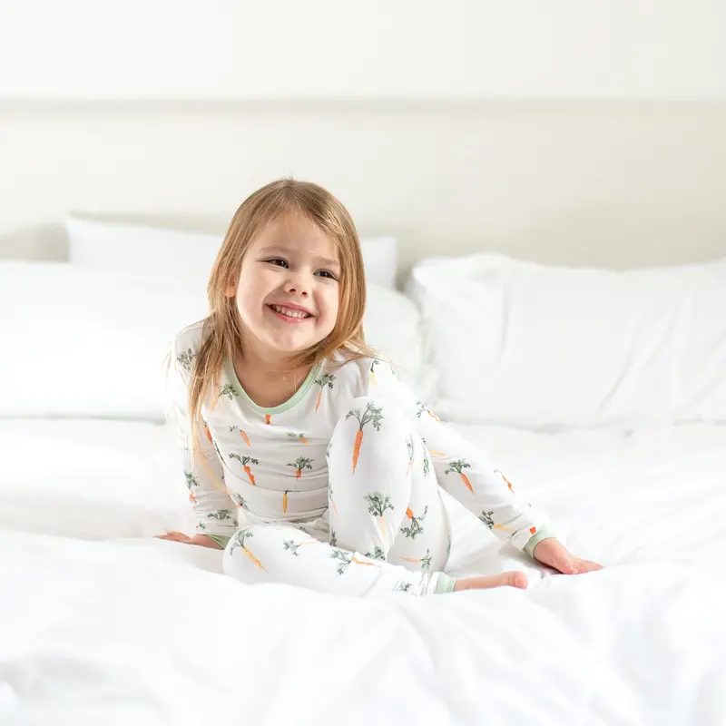 Long Sleeve Pajamas In Carrot 3