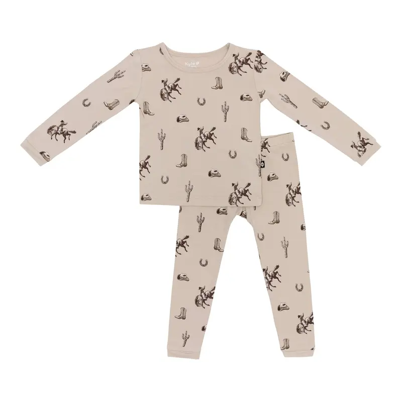 Long Sleeve Pajamas In Classic Cowboy 2