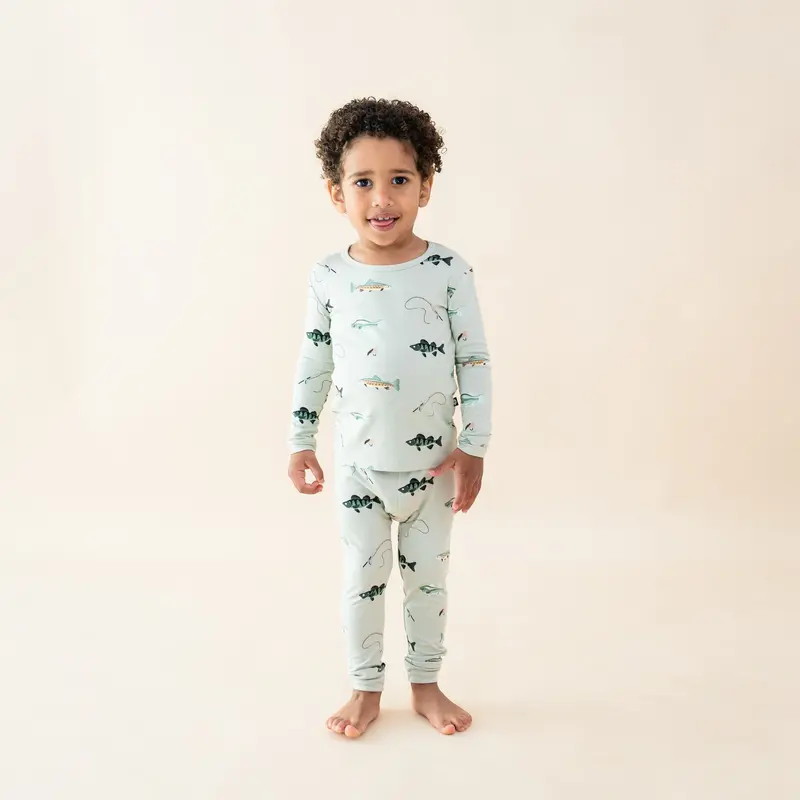 Long Sleeve Pajamas In Fishing 1