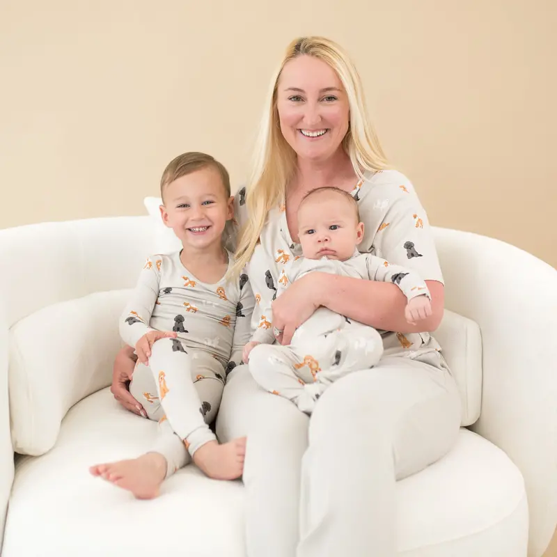 Long Sleeve Pajamas In Fluffy Dog 4