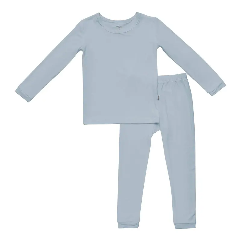Long Sleeve Pajamas In Fog 2
