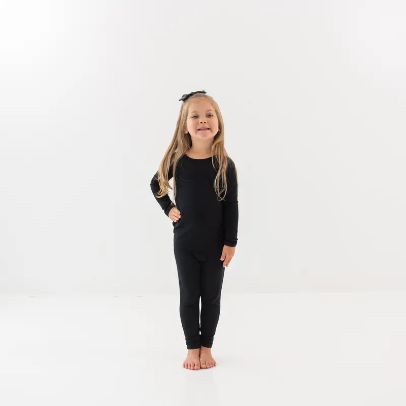 Long Sleeve Pajamas In Midnight 5