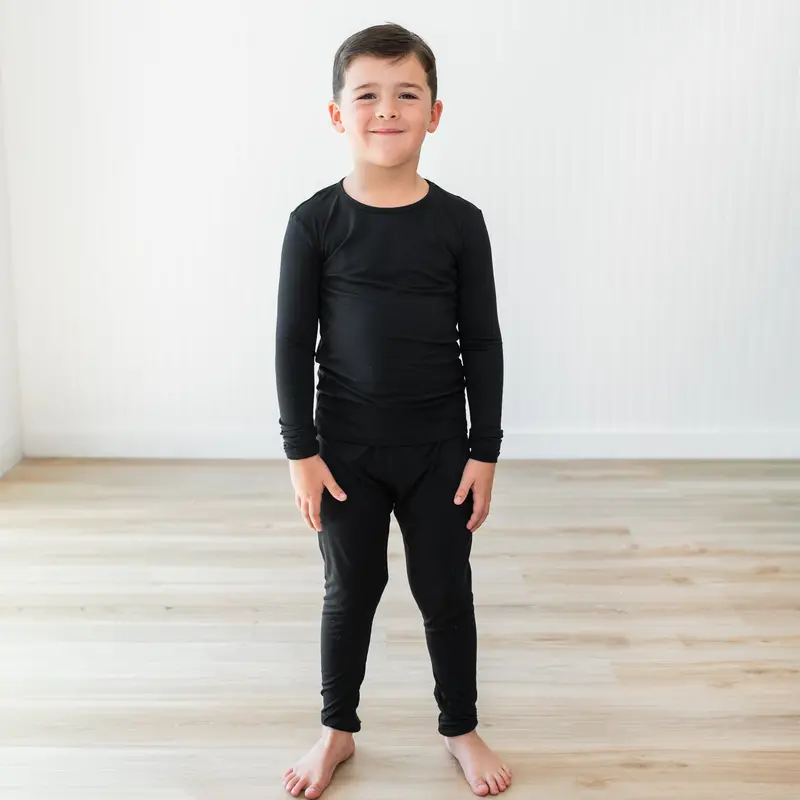 Long Sleeve Pajamas In Midnight 6