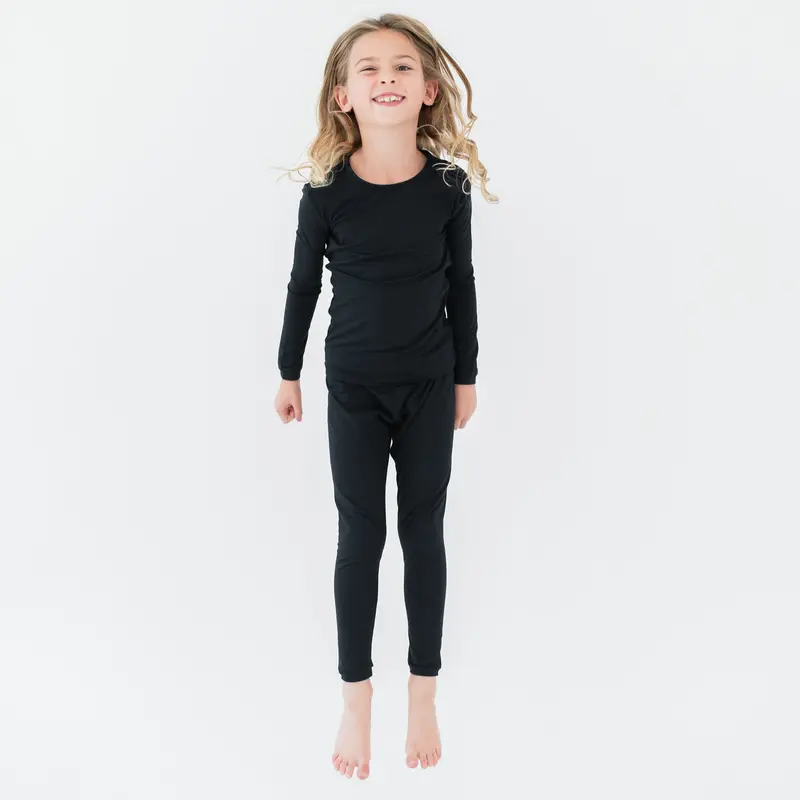 Long Sleeve Pajamas In Midnight 7