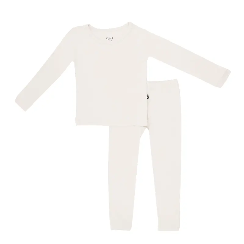 Long Sleeve Pajamas In Oat 2
