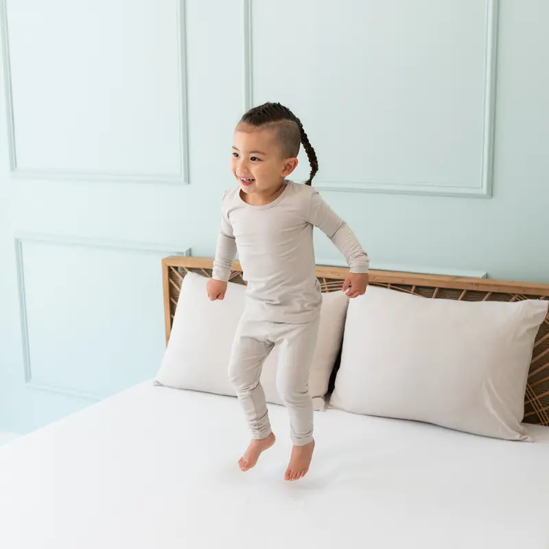Long Sleeve Pajamas In Oat 6
