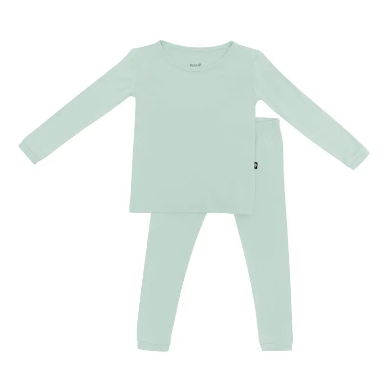 Long Sleeve Pajamas In Sage 2