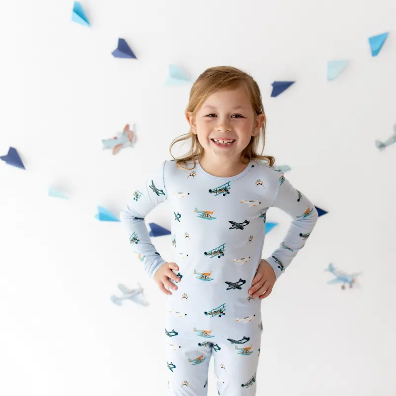 Long Sleeve Pajamas In Take Off 3