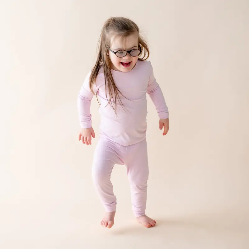 Long Sleeve Pajamas In Thistle 1