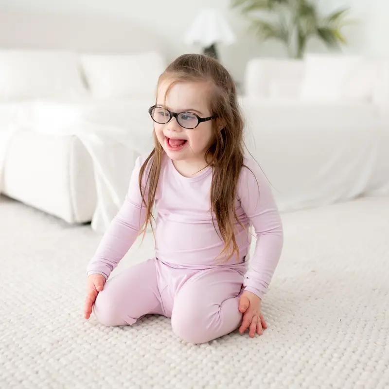 Long Sleeve Pajamas In Thistle 3