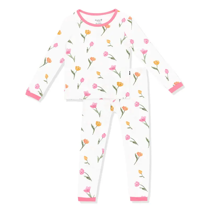 Long Sleeve Pajamas In Tulip 2