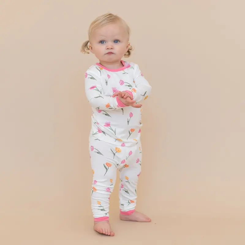 Long Sleeve Pajamas In Tulip 5