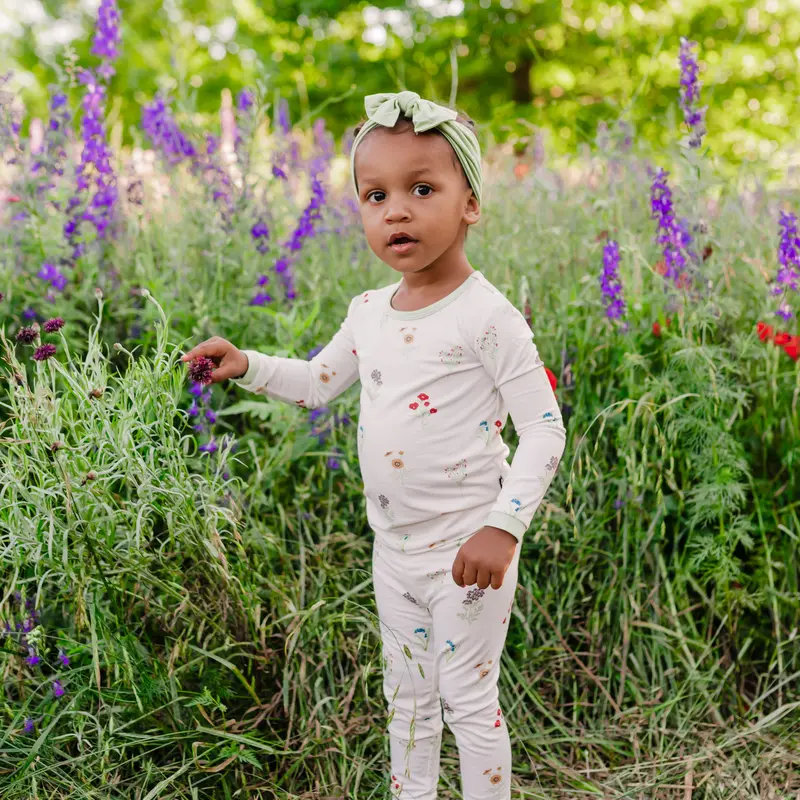 Long Sleeve Pajamas In Wildflower 1